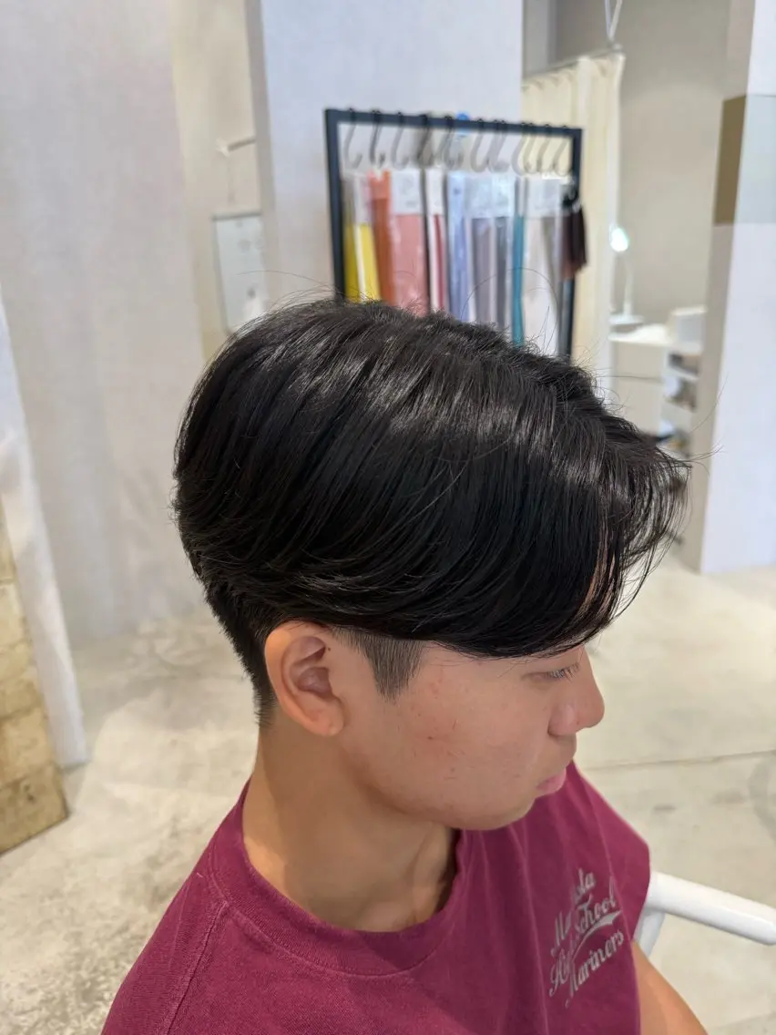 パーマ メンズ メンズパーマ カット パーマ 馬場 美咲のヘアスタイル
