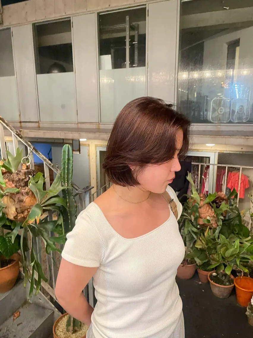 ショート カラー ヘアカラー suzuki yuunaのヘアスタイル