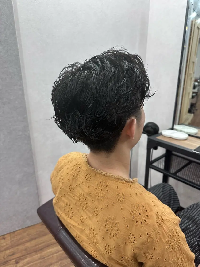 ミディアム パーマ メンズ ミディアムパーマ メンズパーマ メンズ✂︎ こたろーのヘアスタイル