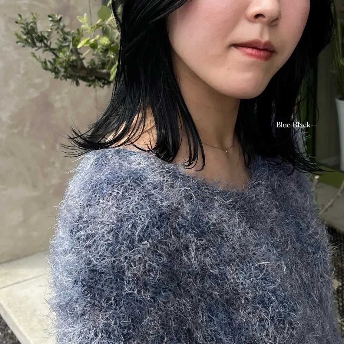 ミディアム レイヤー/透明感艶 カラー丸山ななほのヘアスタイル