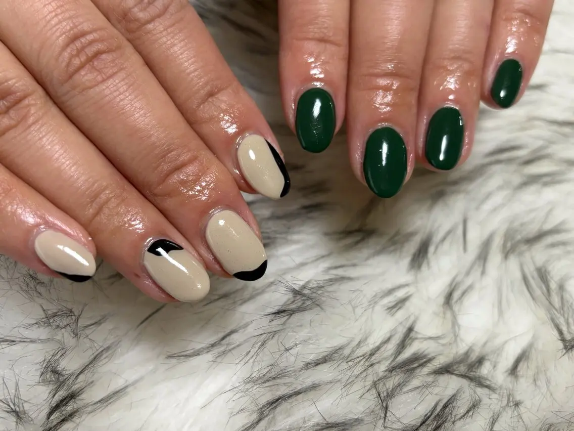 ネイル オーロラネイル フットネイル フレンチネイル ジェルネイル 韓国ネイル ハンドネイル kiki nail &brow二子玉川のネイルデザイン