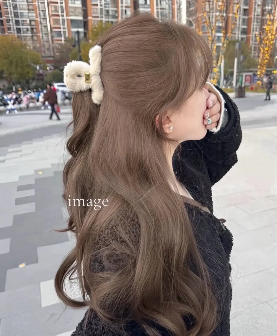 ミディアム カラー カット ヘアカラー トリートメント ヘッドスパ ヘアセット 🥞ベージュ系カラー 【すずきりほ】🥞のヘアスタイル