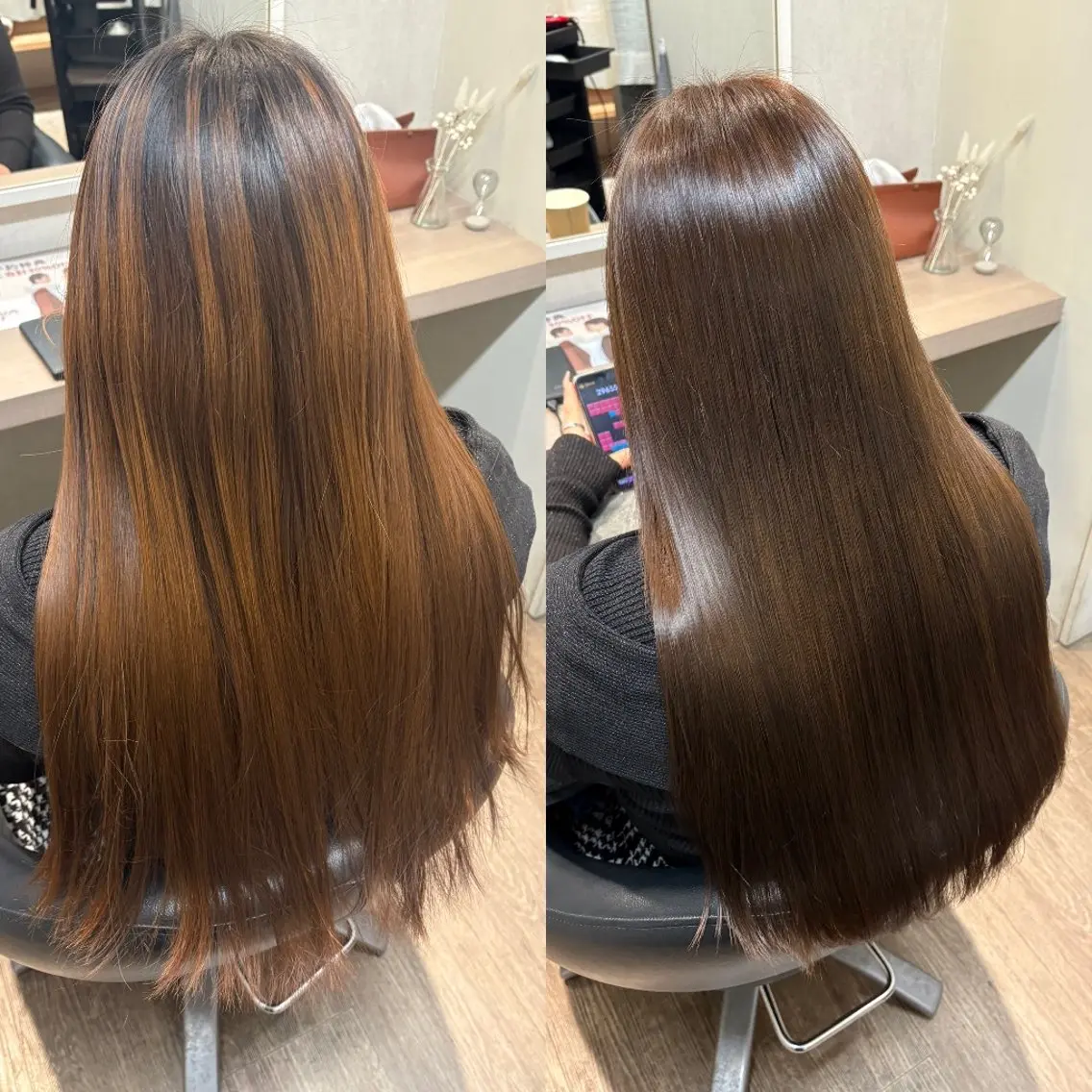 ロング 髪質改善 縮毛矯正 トリートメント 縮毛矯正 トリートメント ANDIAMO栄／ chisatoのヘアスタイル