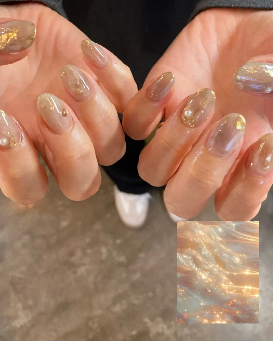 ネイル ニュアンスネイル ハンドネイル DEEP nail salonのネイルデザイン