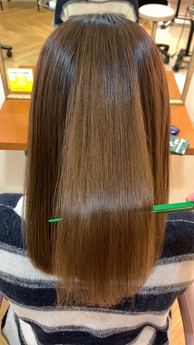 ロング カット 縮毛矯正 トリートメント 菊田将成 /髪質改善縮毛矯正のヘアスタイル