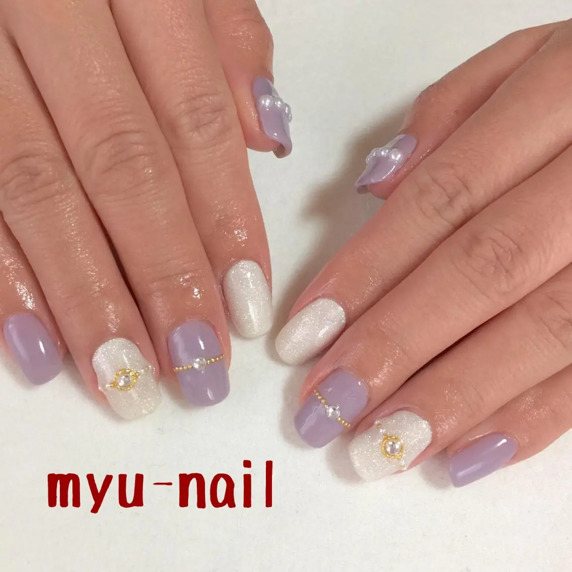 ネイル ハンドネイル ホームサロン myu-nailのネイルデザイン