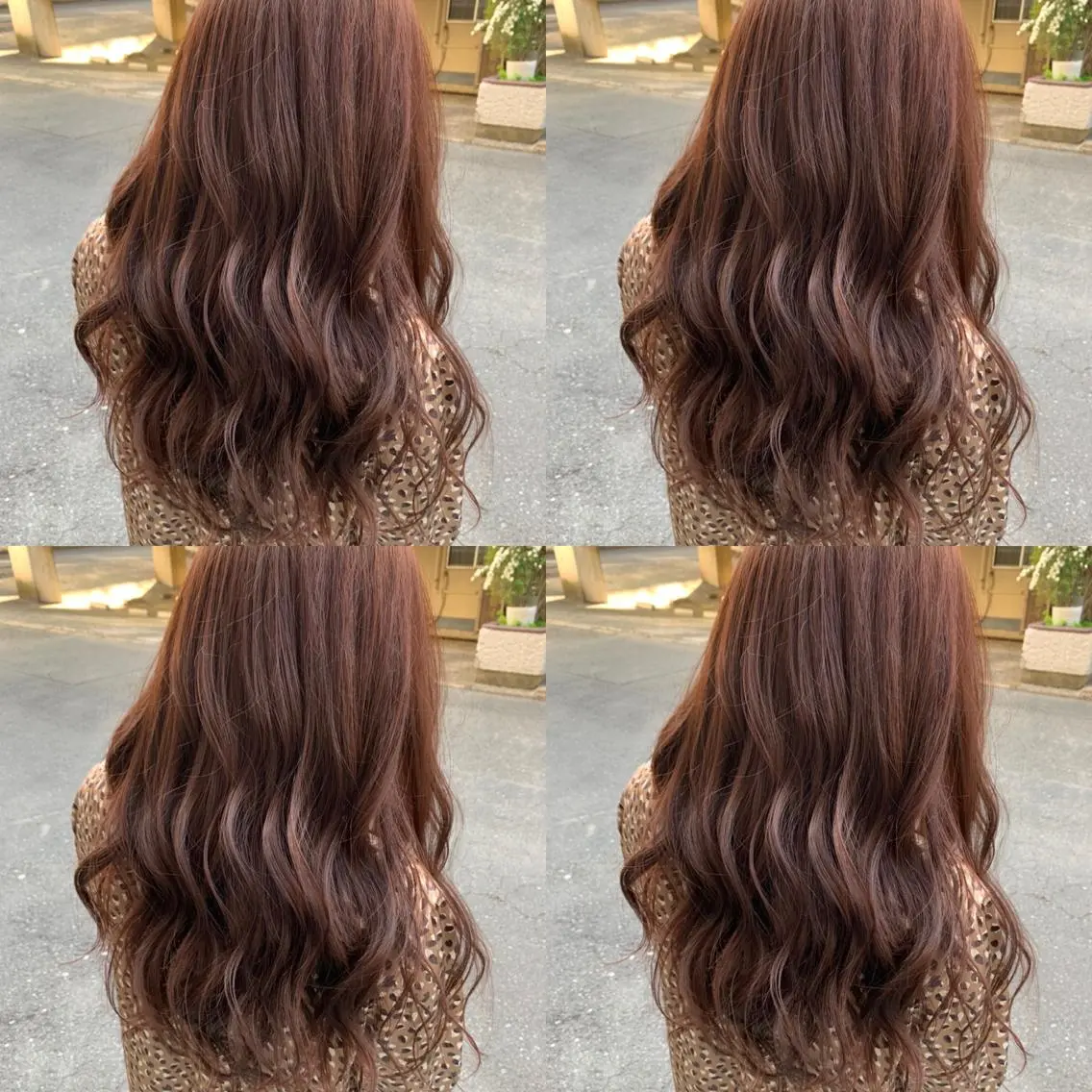 ロング カラー ベージュカラー ピンクカラー ピンクベージュ ✨レイヤー/髪質改善 /縮毛矯正✨ナカムラのヘアスタイル