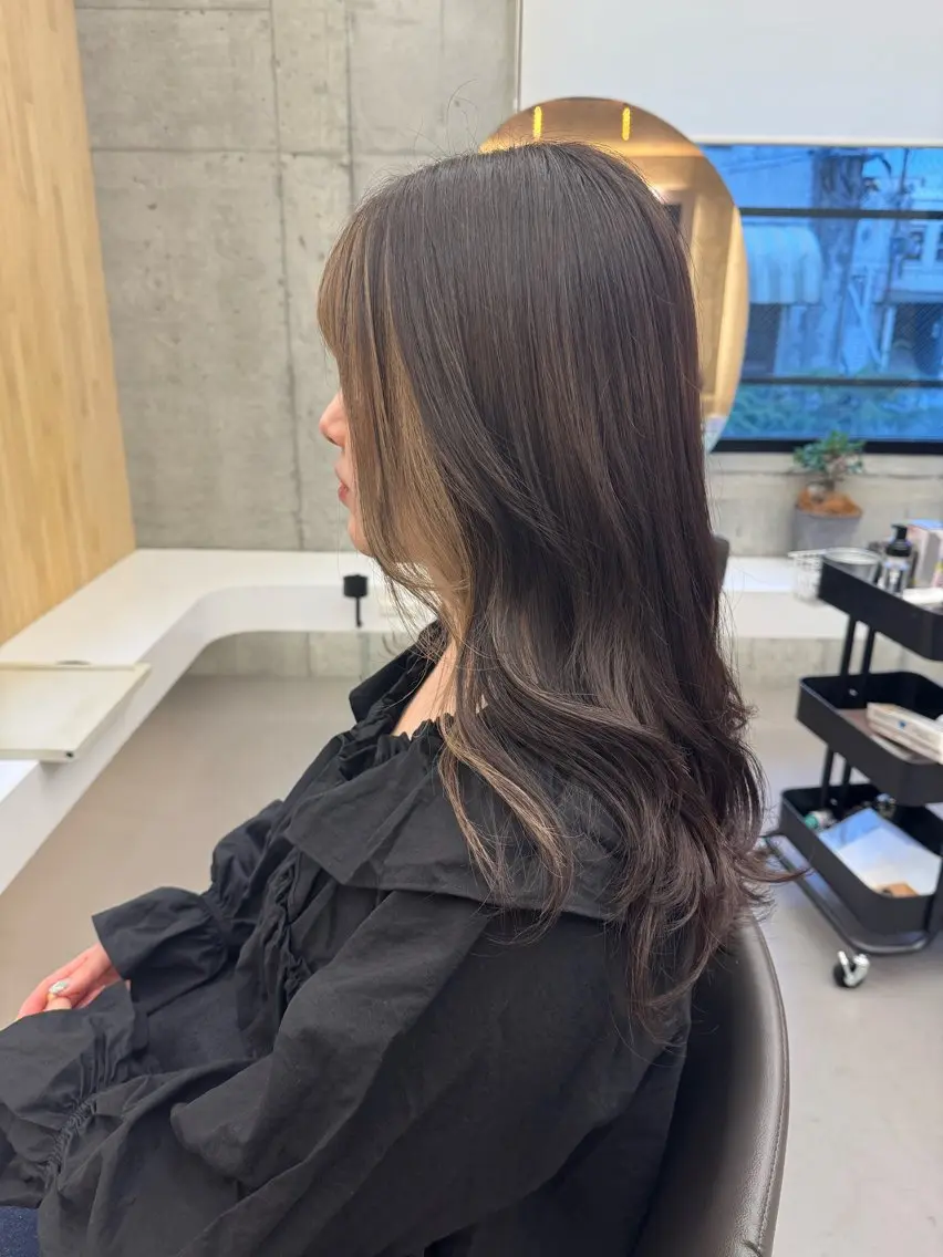 ロング カラー ベージュカラー カット ヘアカラー トリートメント 【髪質改善】 kasumi🌷🌷のヘアスタイル