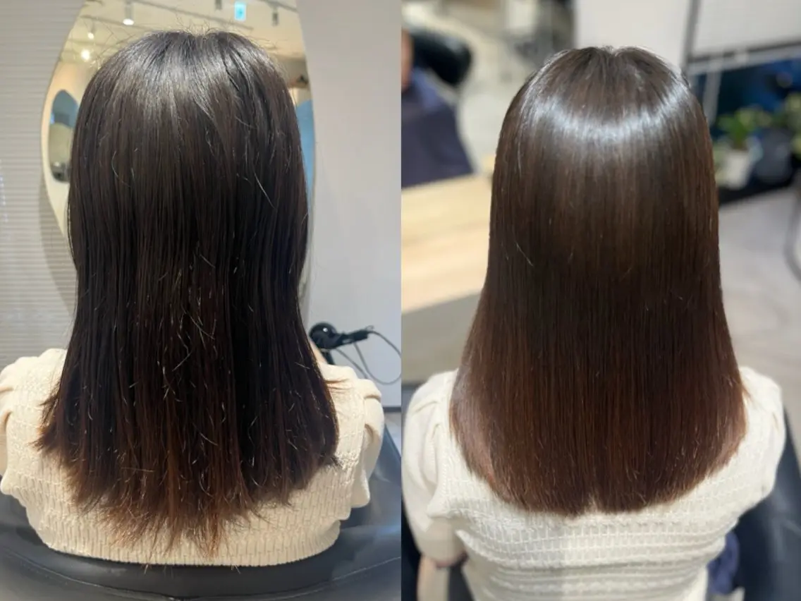 セミロング 縮毛矯正 トリートメント 🫧美髪縮毛矯正🫧 Haruのヘアスタイル