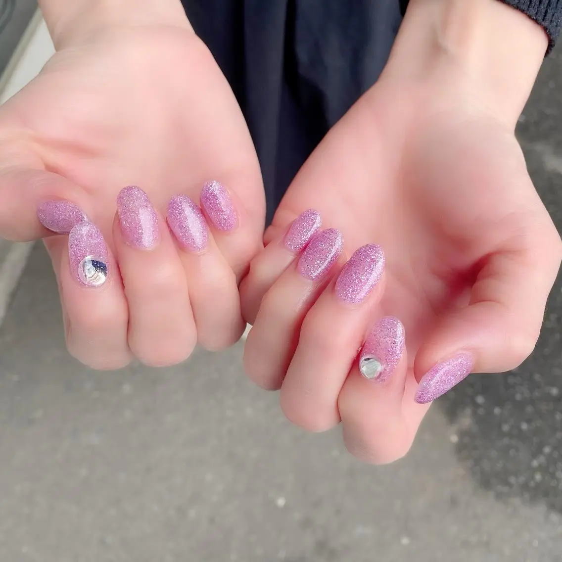 ミディアム カラー パーマ ヘアアレンジ メンズ キッズ ネイル マツエク・マツパ アイブロウ ピンクカラー ピンクパープル パープルカラー カラーマツエク フットネイル ハンドネイル Salon Ｋのネイルデザイン