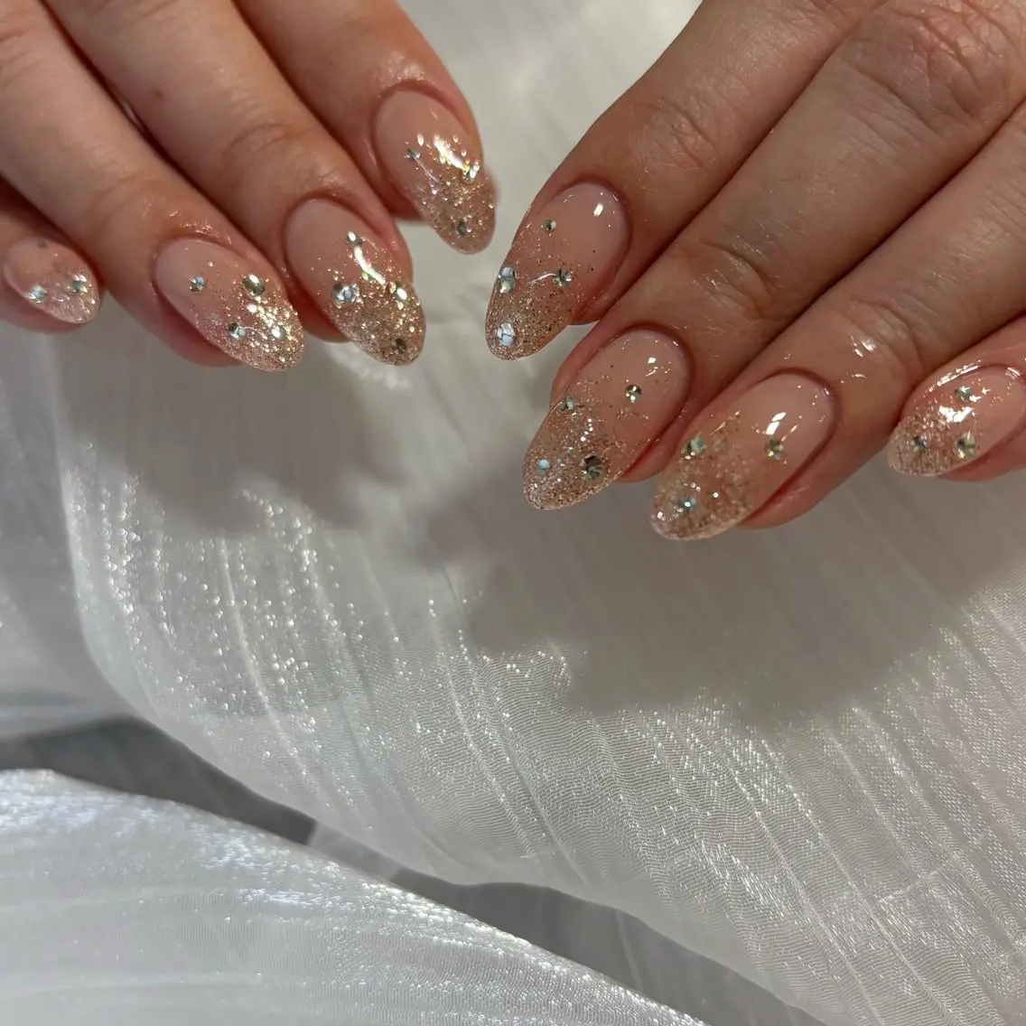 ネイル 韓国ネイル ラメ(グリッター) ハンドネイル Lélia nailのネイルデザイン