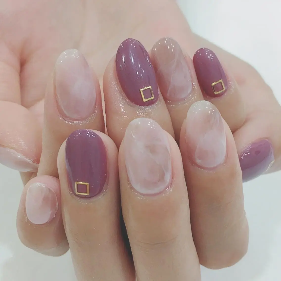 ネイル ハンドネイル kahosan 𓆉のネイルデザイン