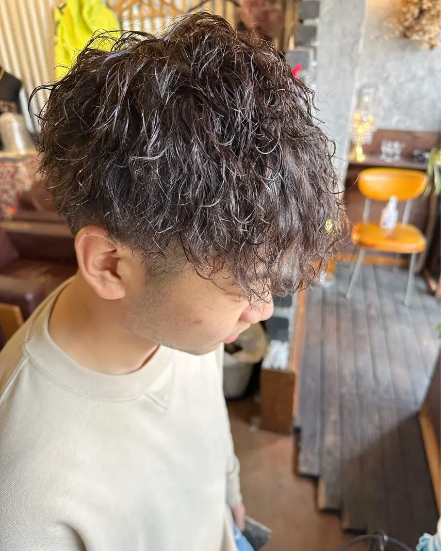 パーマ カット パーマ トリートメント 玉木 育実のヘアスタイル