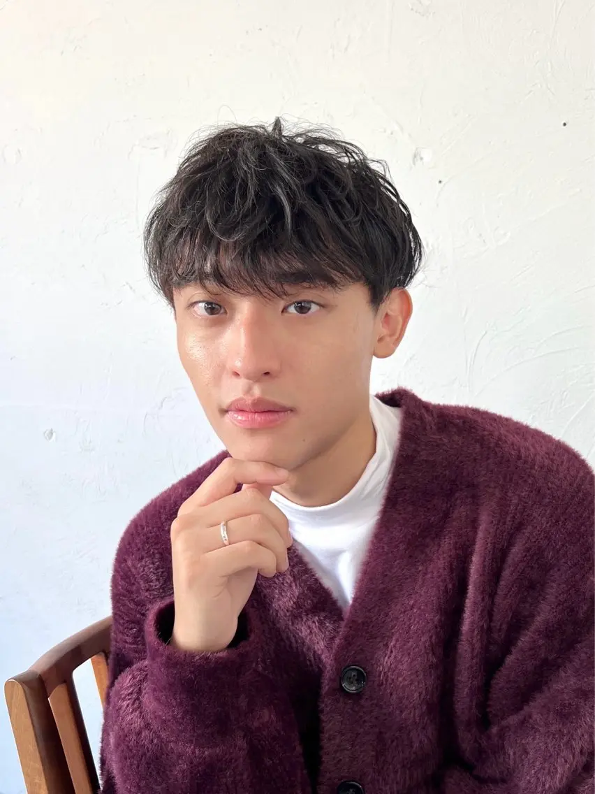 【MEN’S】【初回限定】メンズカット+メンズケア付きパーマ【波巻き・ツイスト系・その他系+1000円/シャンプー付き】の写真