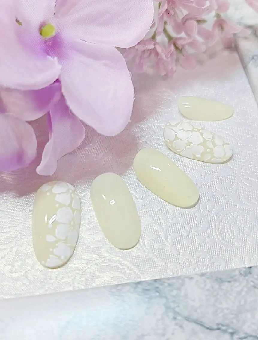 ネイル ハンドネイル 手描きアート&推し活 🌟Wisteriaのネイルデザイン