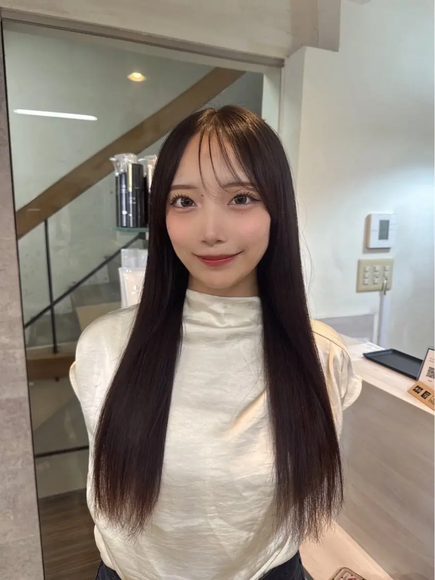 ロング トリートメント Rena/韓国 /ワンホンヘアのヘアスタイル