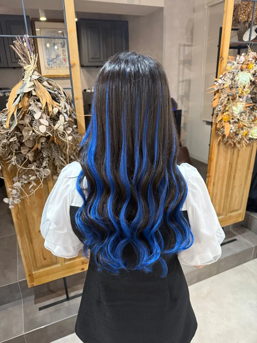 💎艶カラー+Tr+プレミアムシールエクステ80枚の写真