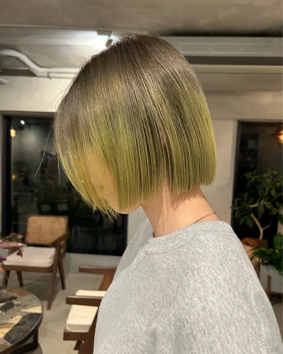 カラー ヘアカラー GAN /ダメージレスカラーのヘアスタイル