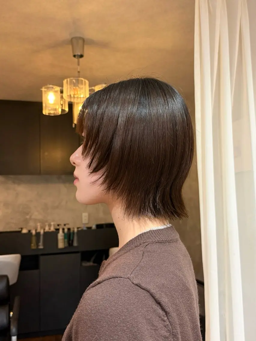 ショート カット ヘアカラー 木村 心海☆明石のヘアスタイル