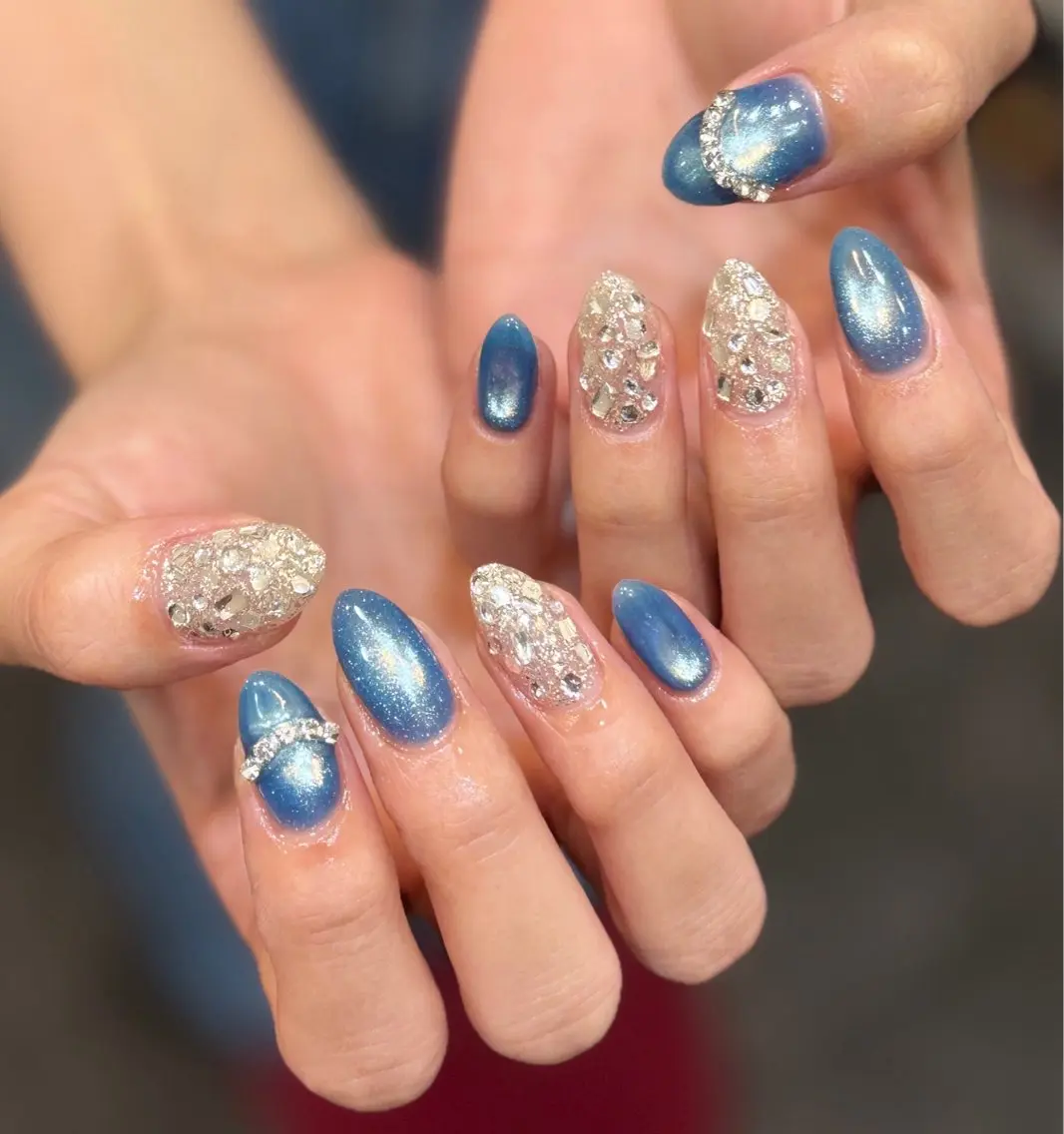ネイル ジェルネイル マグネットネイル メンズネイル ハンドネイル MIMnail メンズネイリストのネイルデザイン