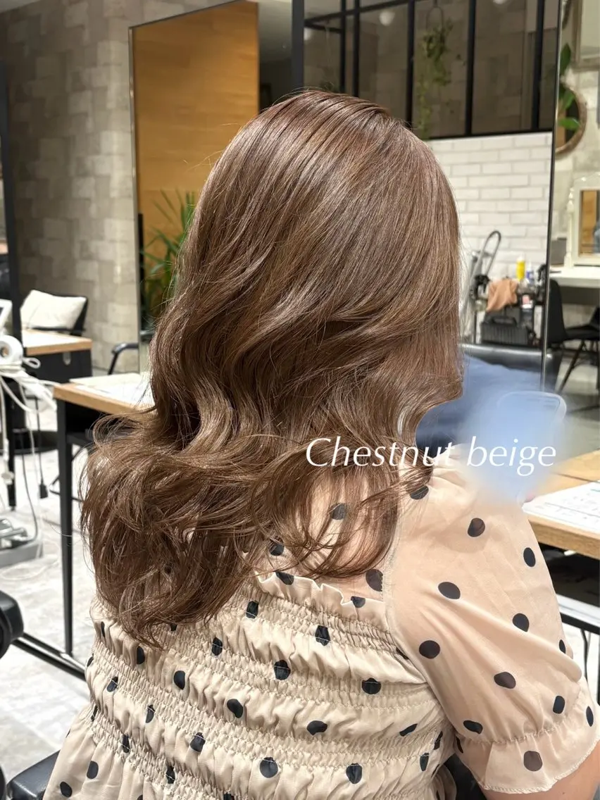 カラー ベージュカラー ブリーチ 卒業式のヘアスタイル The C 海老名 SHUREIのヘアスタイル