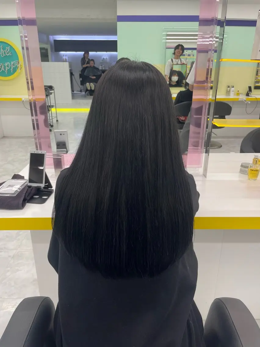 ロング カラー カット ヘアカラー トリートメント 🦋色落ち綺麗カラー メンズYUZU🦋‪のヘアスタイル