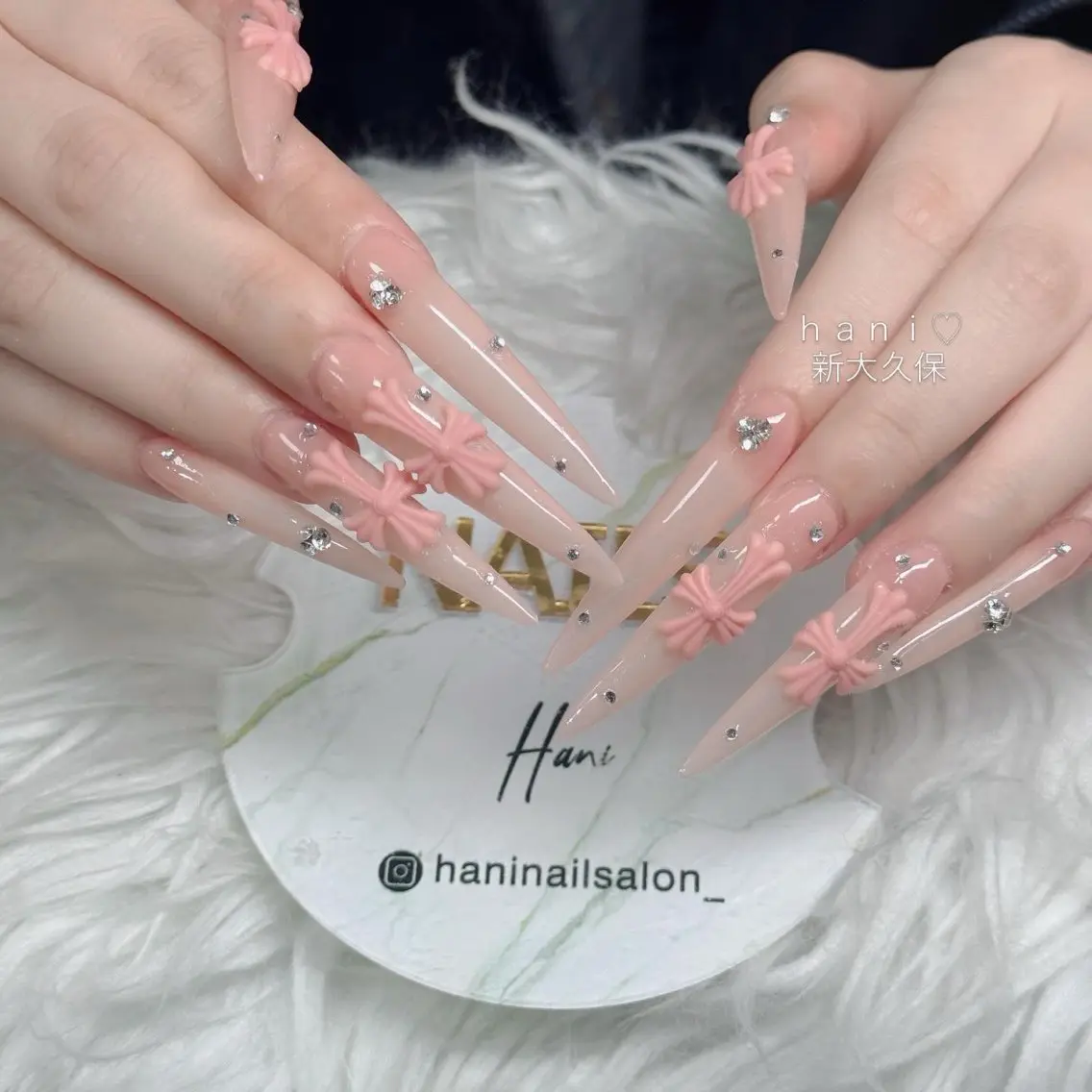 ネイル フットネイル フレンチネイル グラデーション 韓国ネイル ロングネイル ハンドネイル Hani Nail Salonのネイルデザイン