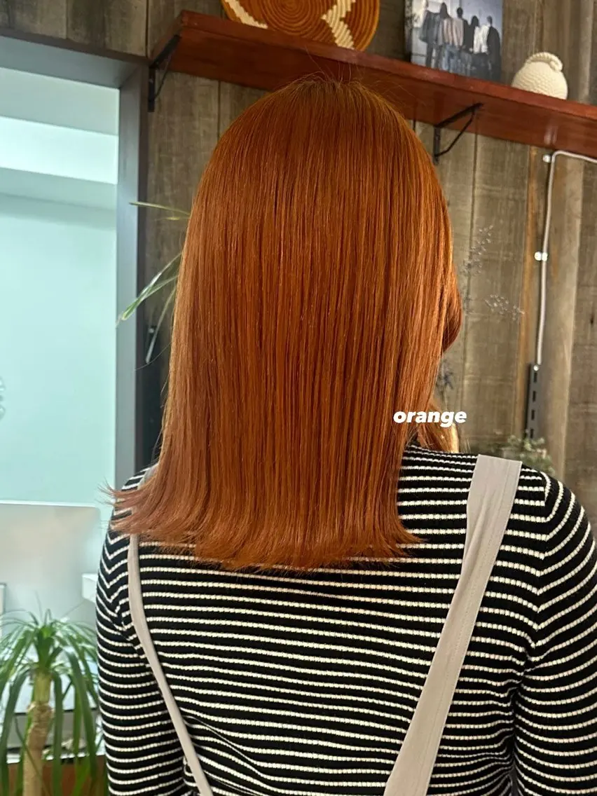 ミディアム カラー 暖色カラー/レイヤー 🌙 オノユリカのヘアスタイル