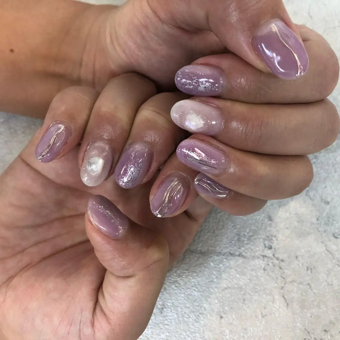 ネイル ミラーネイル kiki nail &brow二子玉川のネイルデザイン