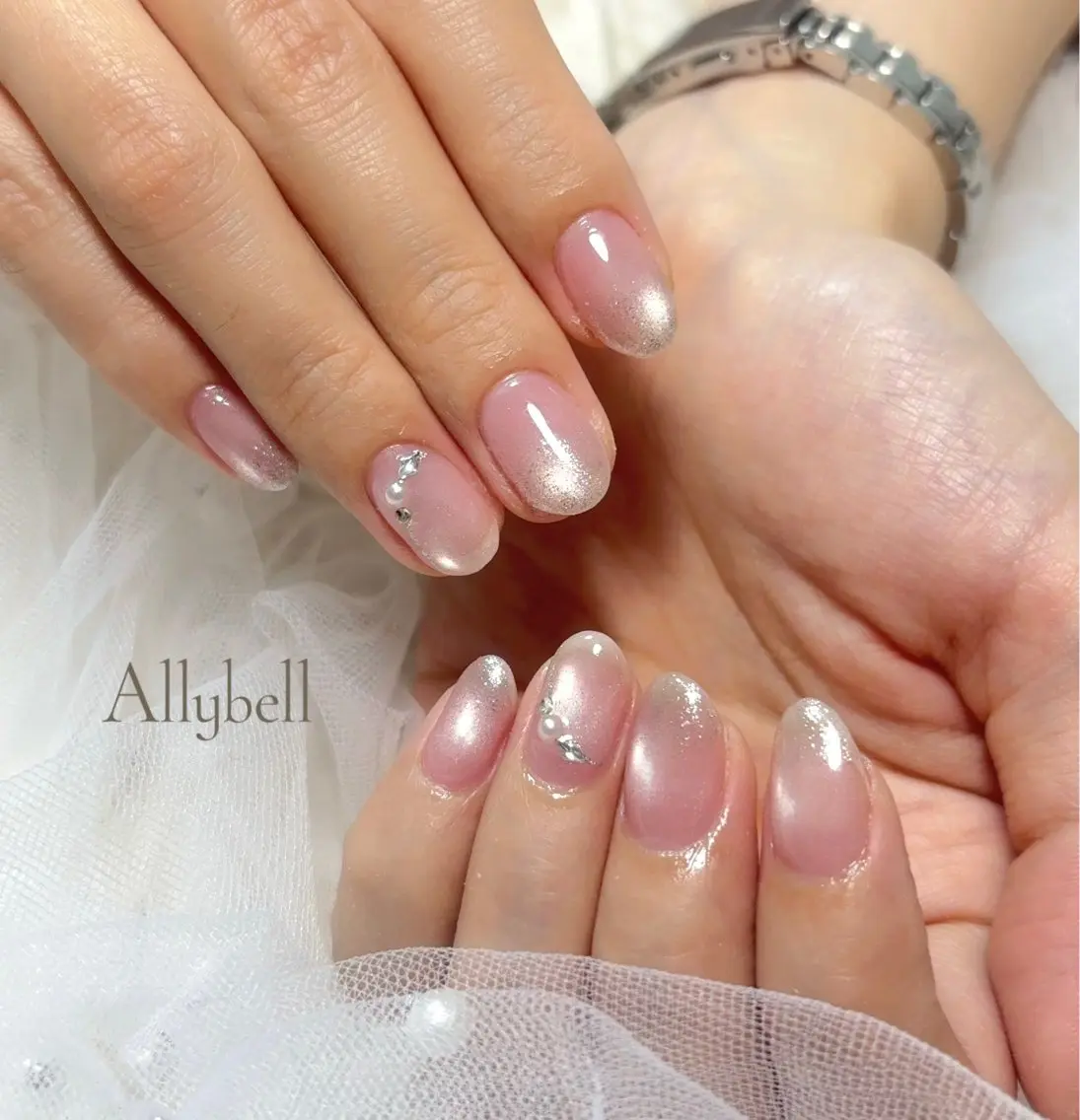 ネイル ハンドネイル Allybell🫧 Momokaのネイルデザイン
