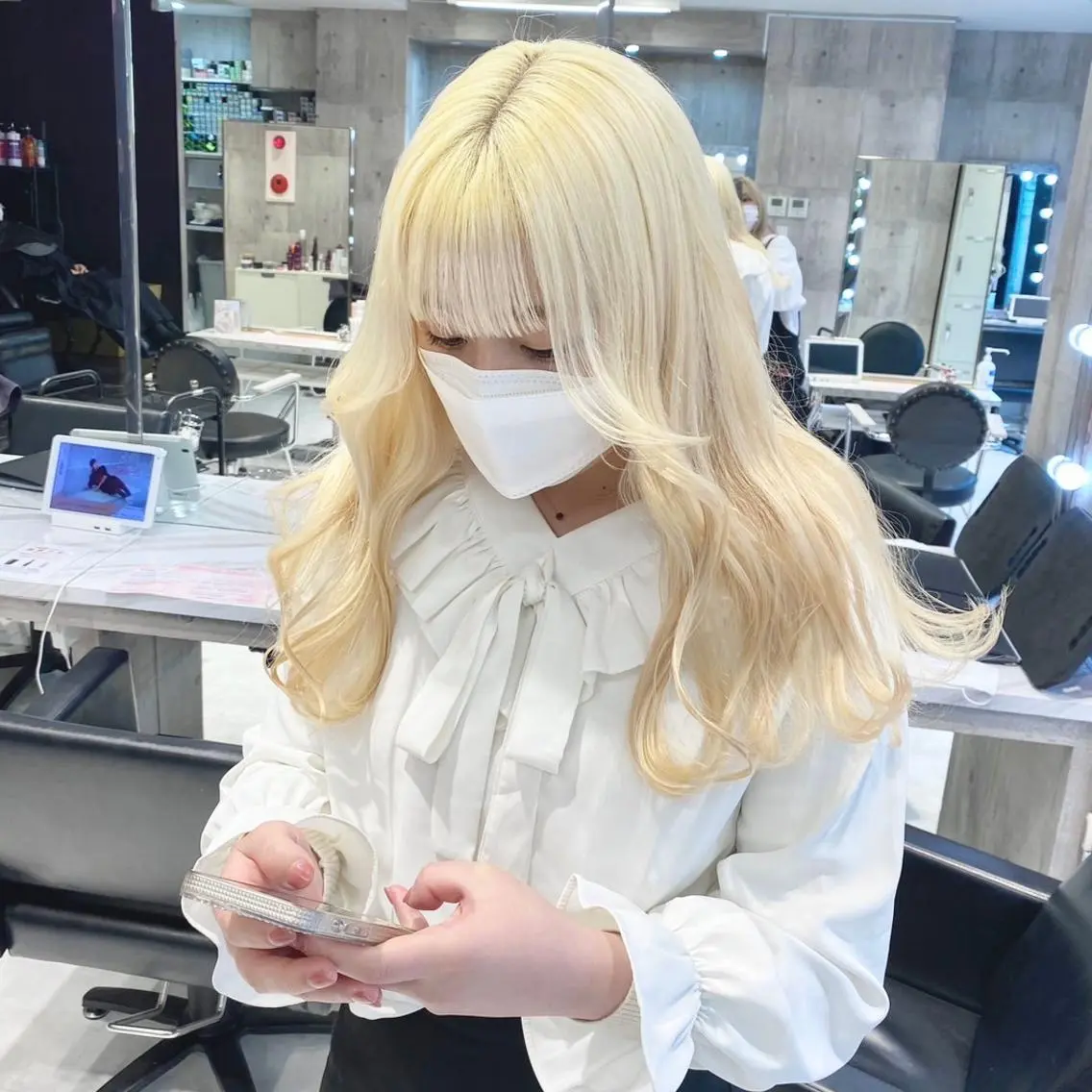 ミディアム カラー パーマ ヘアアレンジ メンズ キッズ ネイル マツエク・マツパ アイブロウ ヘアカラー トリートメント 💖オタク美容師 ꒰ঌ♡モモ♡໒꒱のヘアスタイル