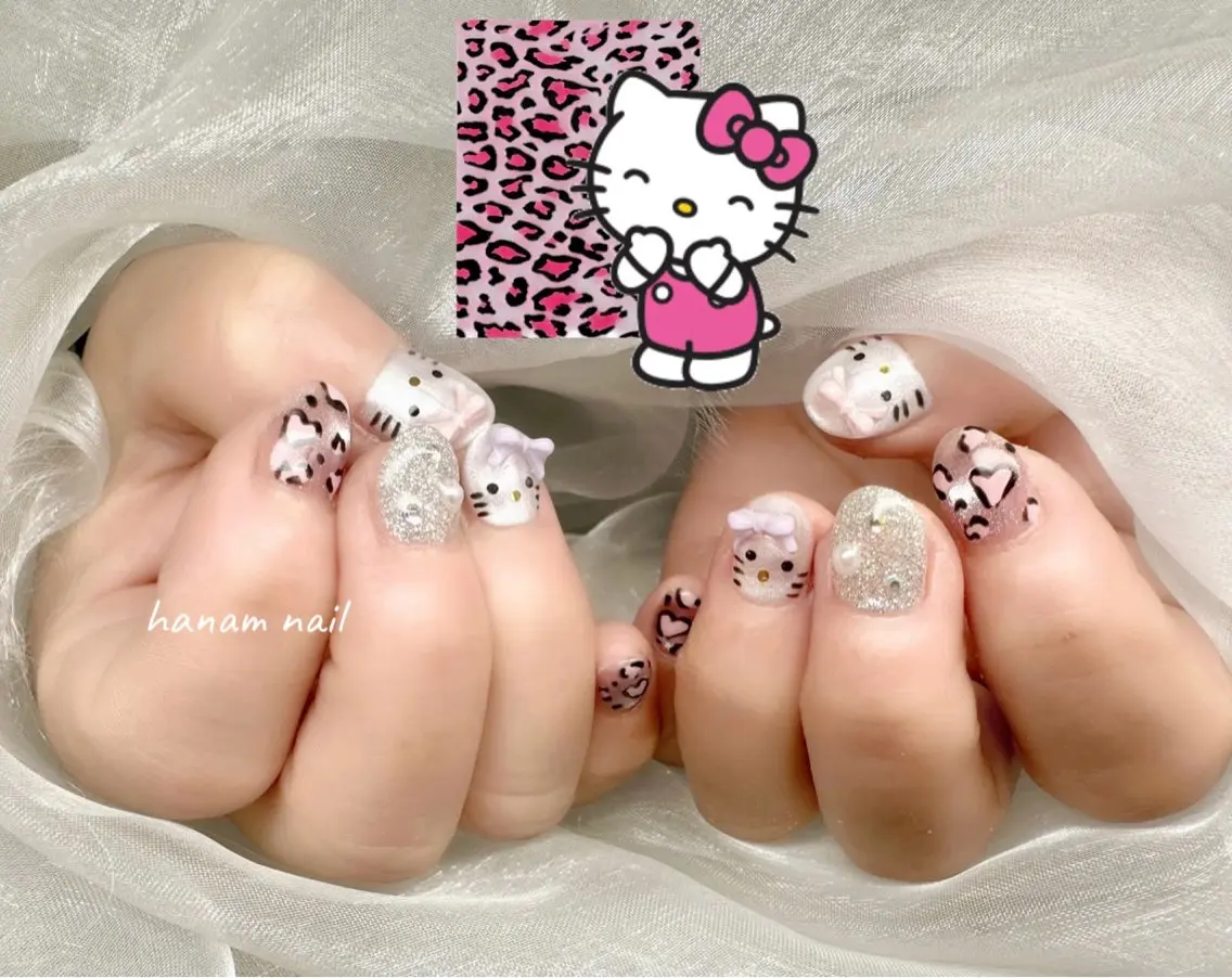 ネイル ハンドネイル hanam nail 🌿🩵ハナムネイルのネイルデザイン