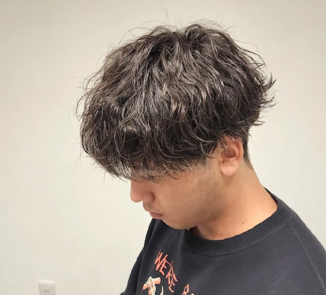 ショート パーマ メンズ 【イケメン風パーマ】 SHOFYのヘアスタイル