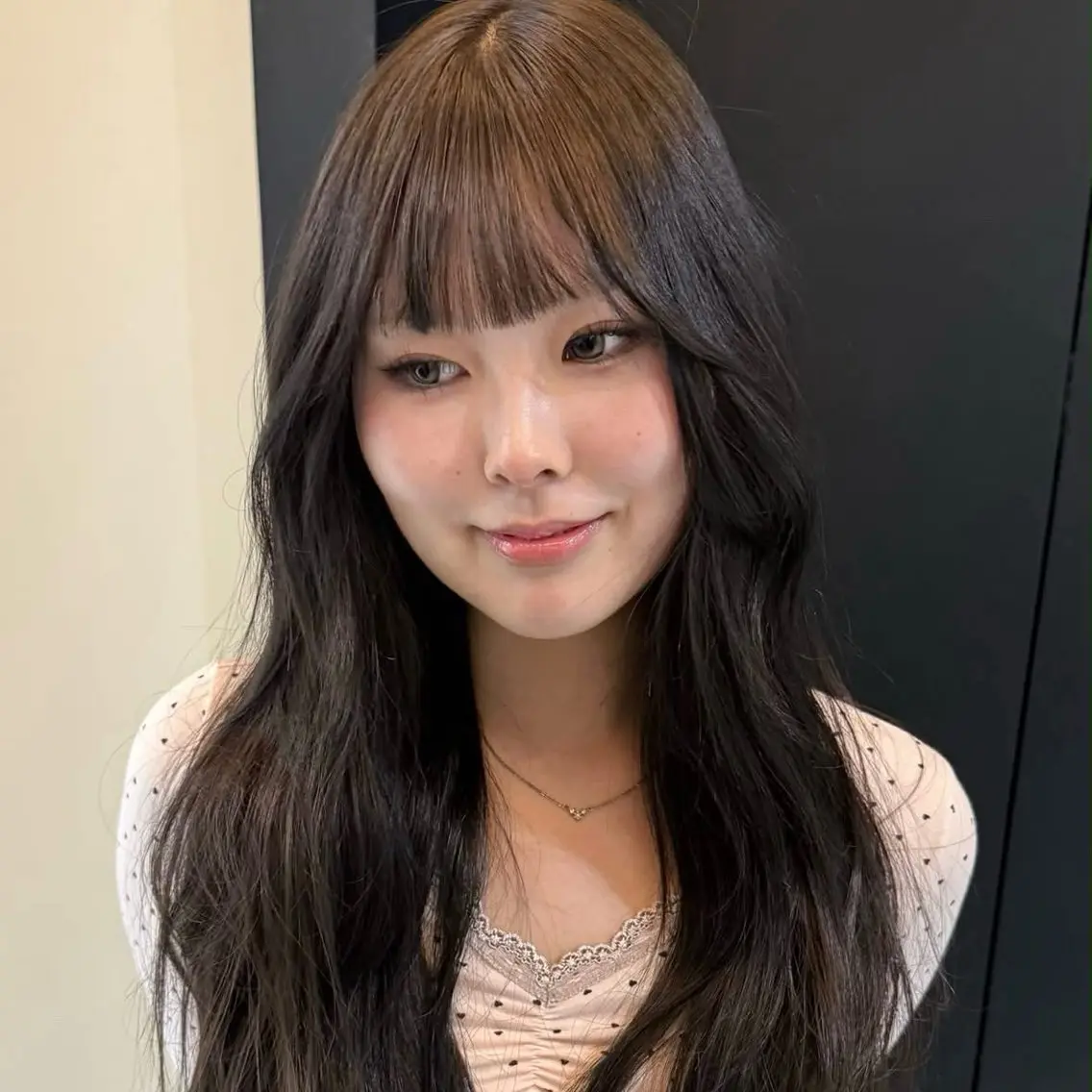 カラー ヘアカラー Kaho 心斎橋カラーモデルのヘアスタイル