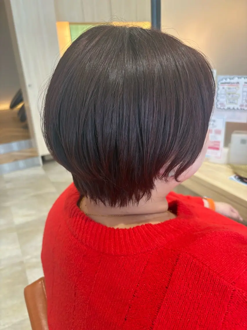 ショート カラー ショートヘア タナサワ ナツミのヘアスタイル