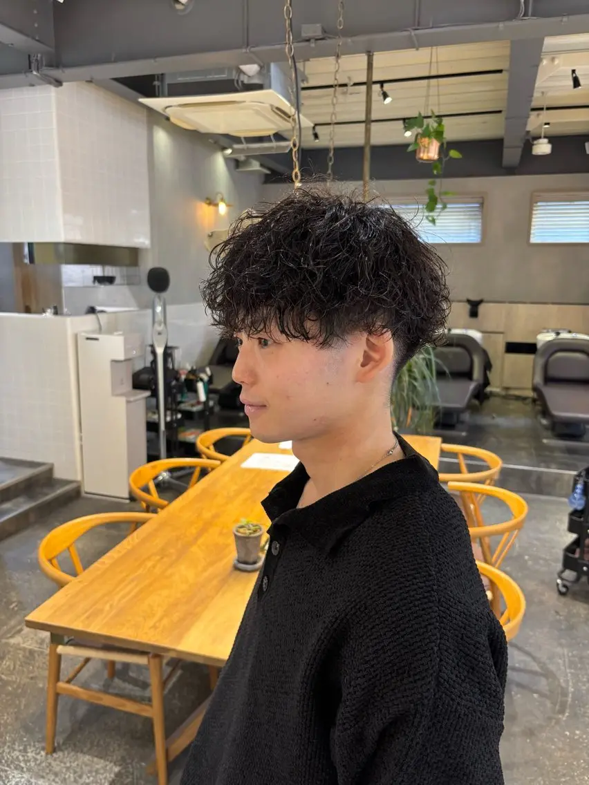 パーマ カット パーマ 土屋 風雅のヘアスタイル