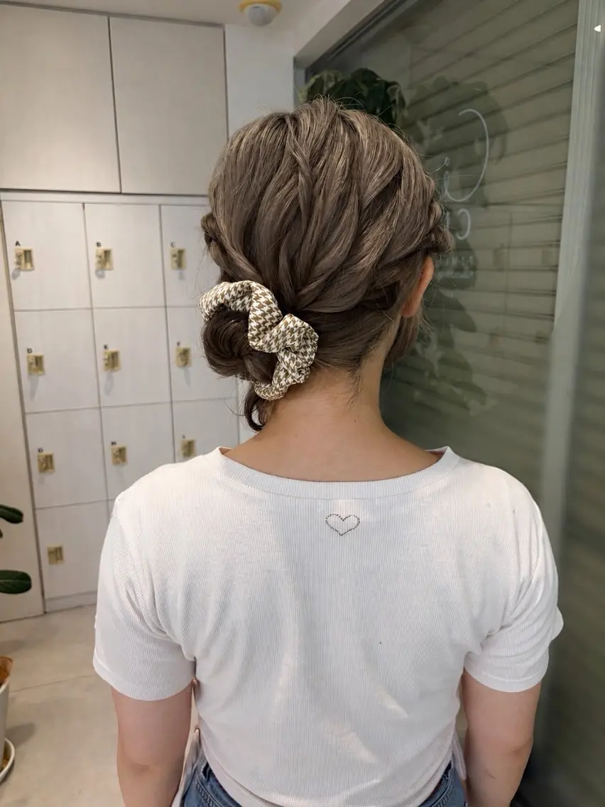 ヘアアレンジ ヘアアレンジ🎀🫧 /艶カラー💕かほのヘアスタイル