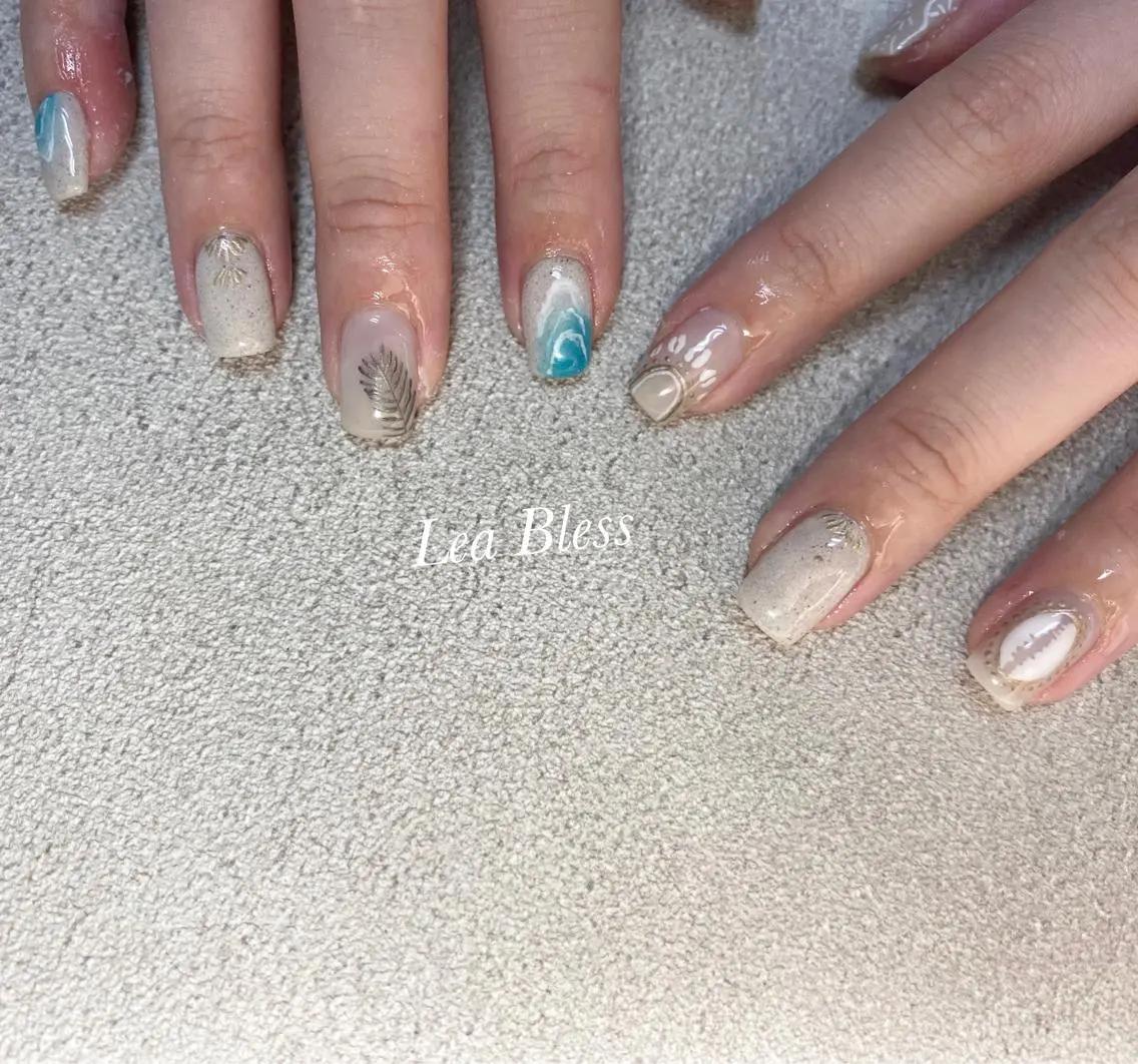 ネイル ハンドネイル Lea Bless 河原町のネイルデザイン