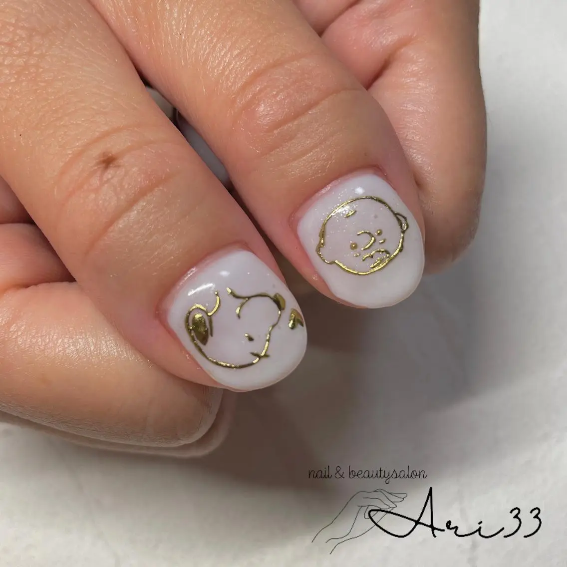 ネイル アートネイル ミラーネイル ハンドネイル プライベートサロン Ari33nailのネイルデザイン