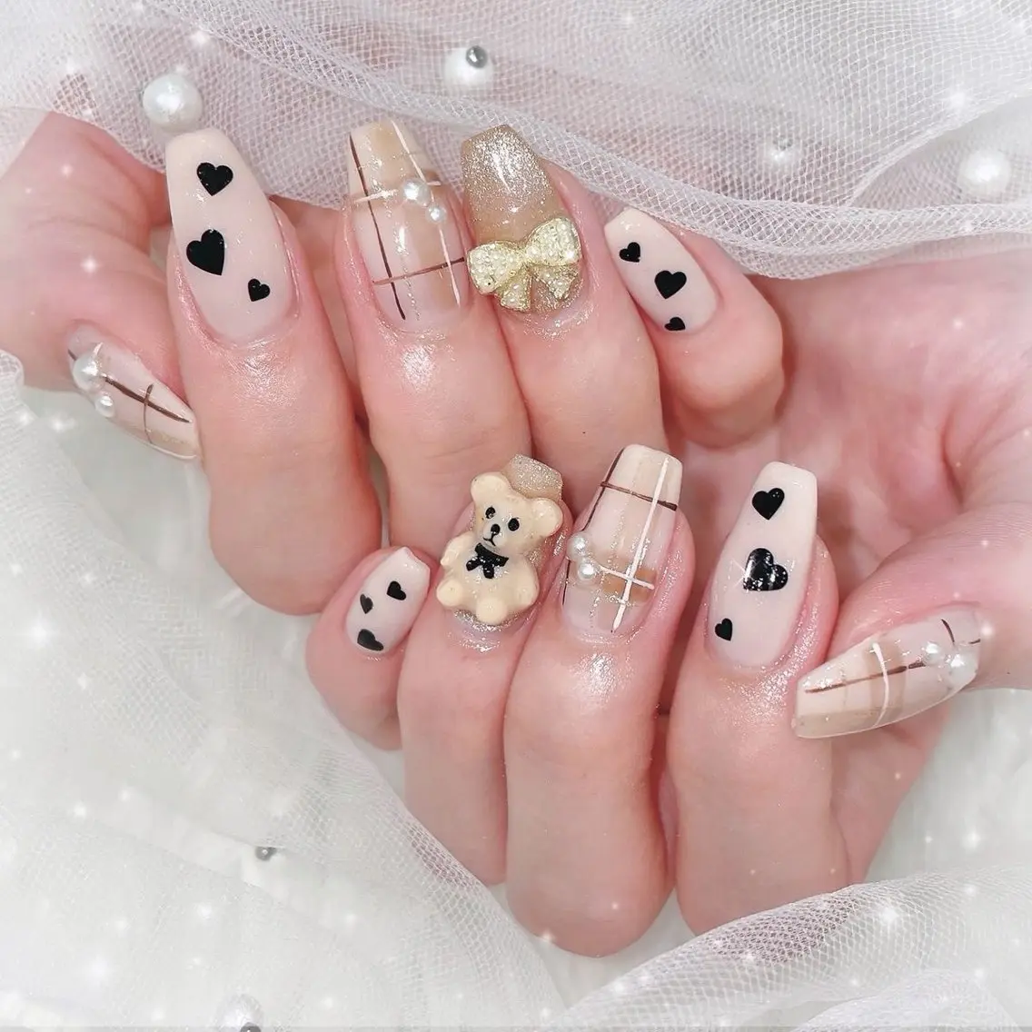 ネイル チークネイル フットネイル フレンチネイル グラデーション 韓国ネイル YUKI NAILのネイルデザイン