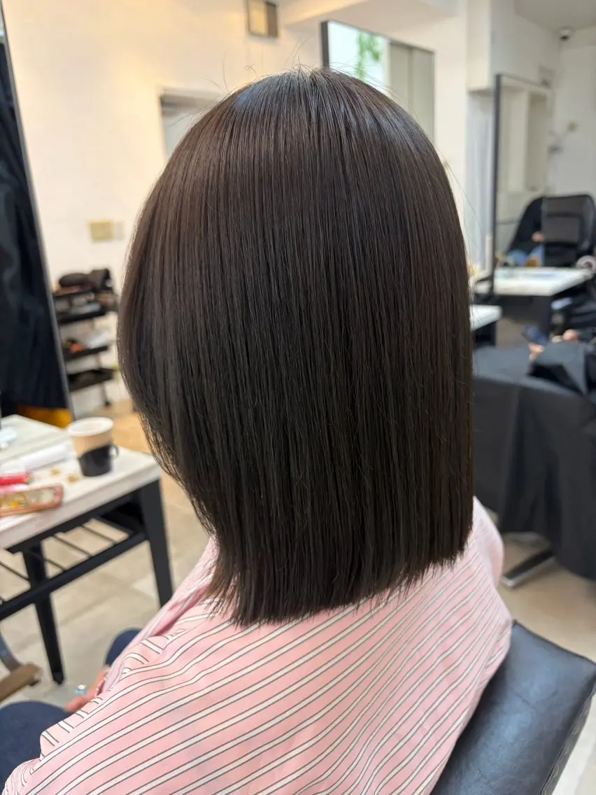 ミディアム カラー 🥀韓国ヘア🥀 宮津真菜のヘアスタイル