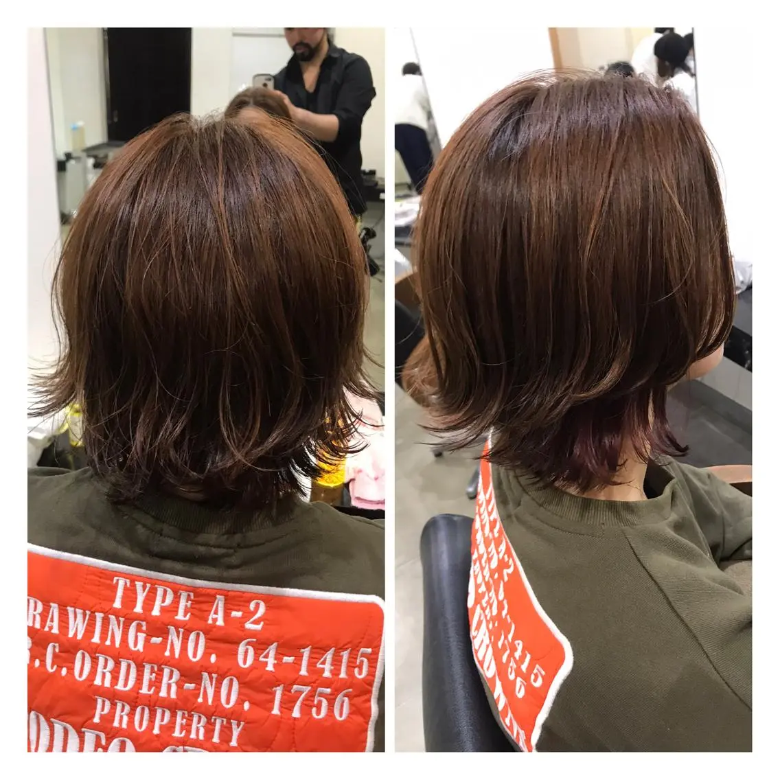 ショート カラー ヘアアレンジ ショートヘア 外ハネヘア 烏山 達也のヘアスタイル