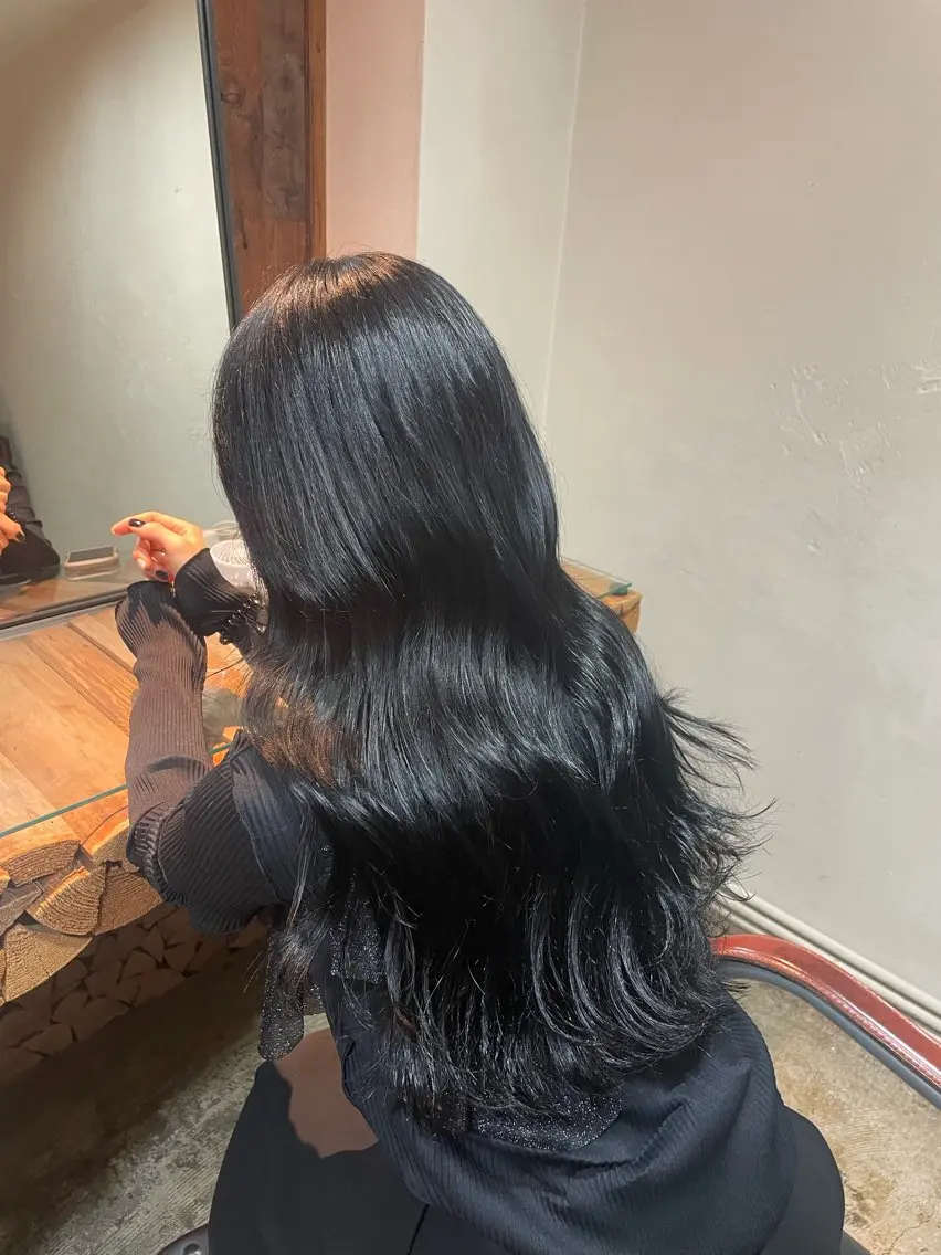 カラー 透明感カラー ありあ【カット、 パーマモデル】のヘアスタイル