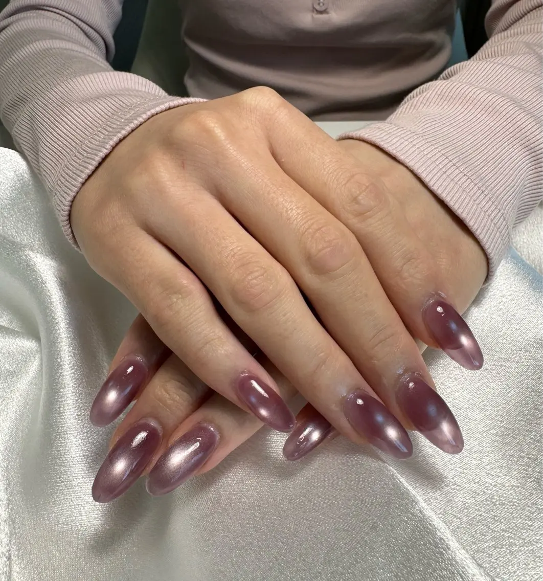 ネイル 長さ出し マグネットネイル Lile'a nailのネイルデザイン