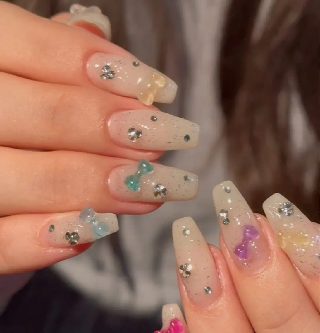 ネイル アートネイル フラワーネイル フレンチネイル ジェルネイル グラデーション ハンドネイル Ryu Nail NekoChanのネイルデザイン