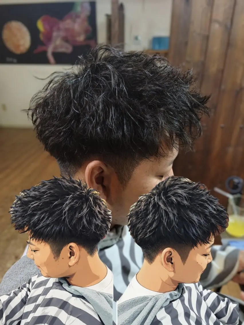 メンズ タカハシ ユウヤのヘアスタイル