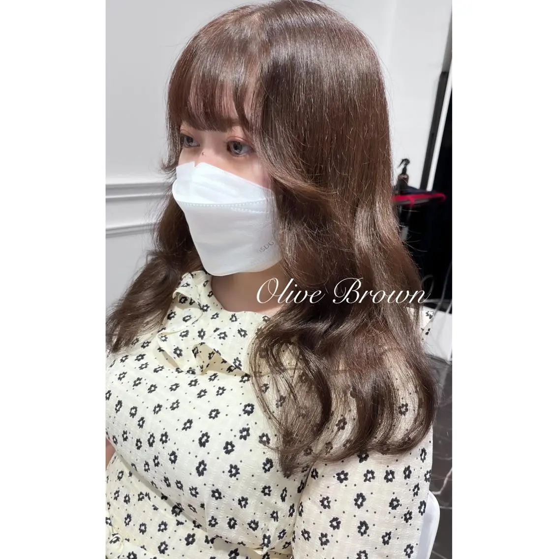 セミロング カラー ブリーチ ヘアカラー miyu /トレンド カラー×艶髪のヘアスタイル