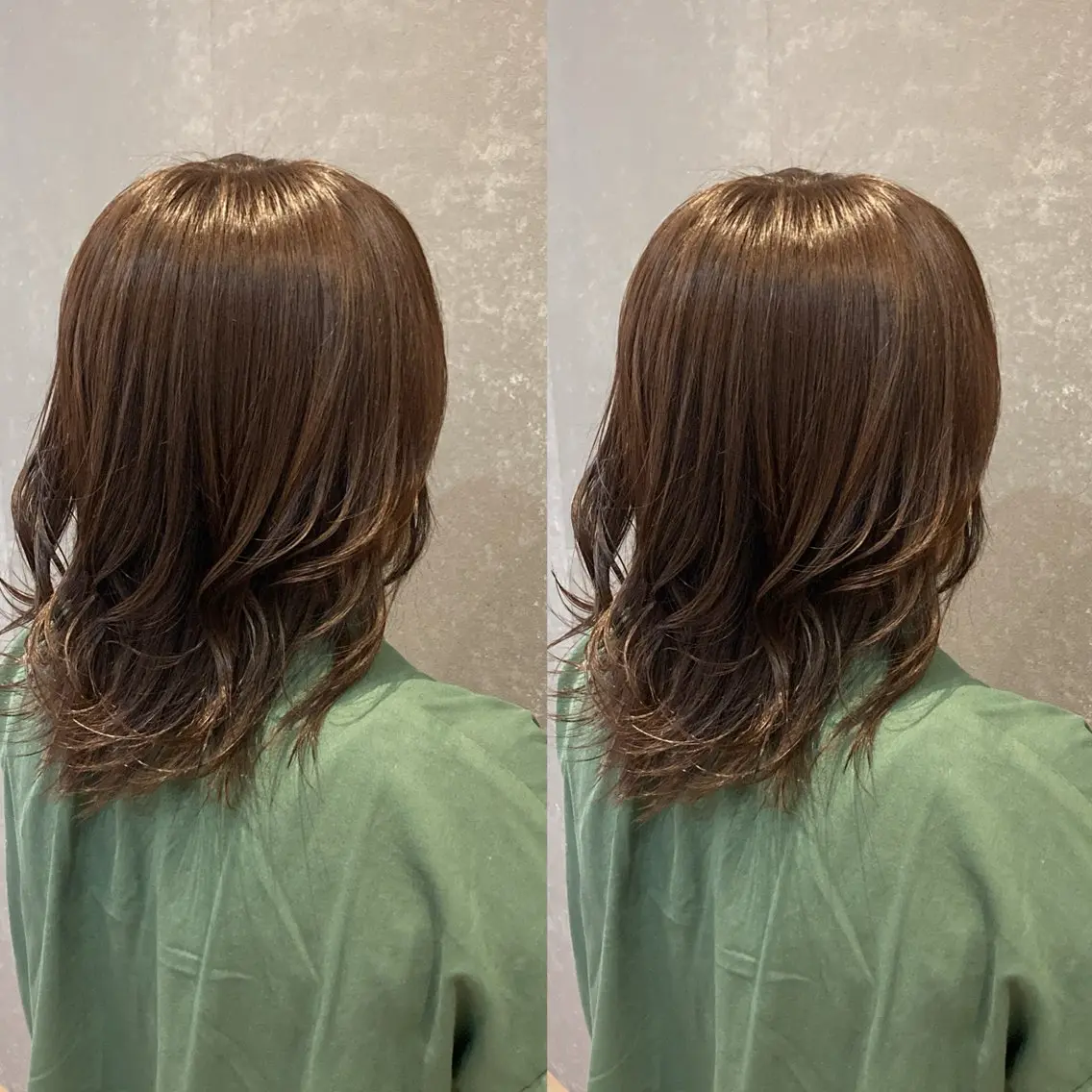 ミディアム み うのヘアスタイル