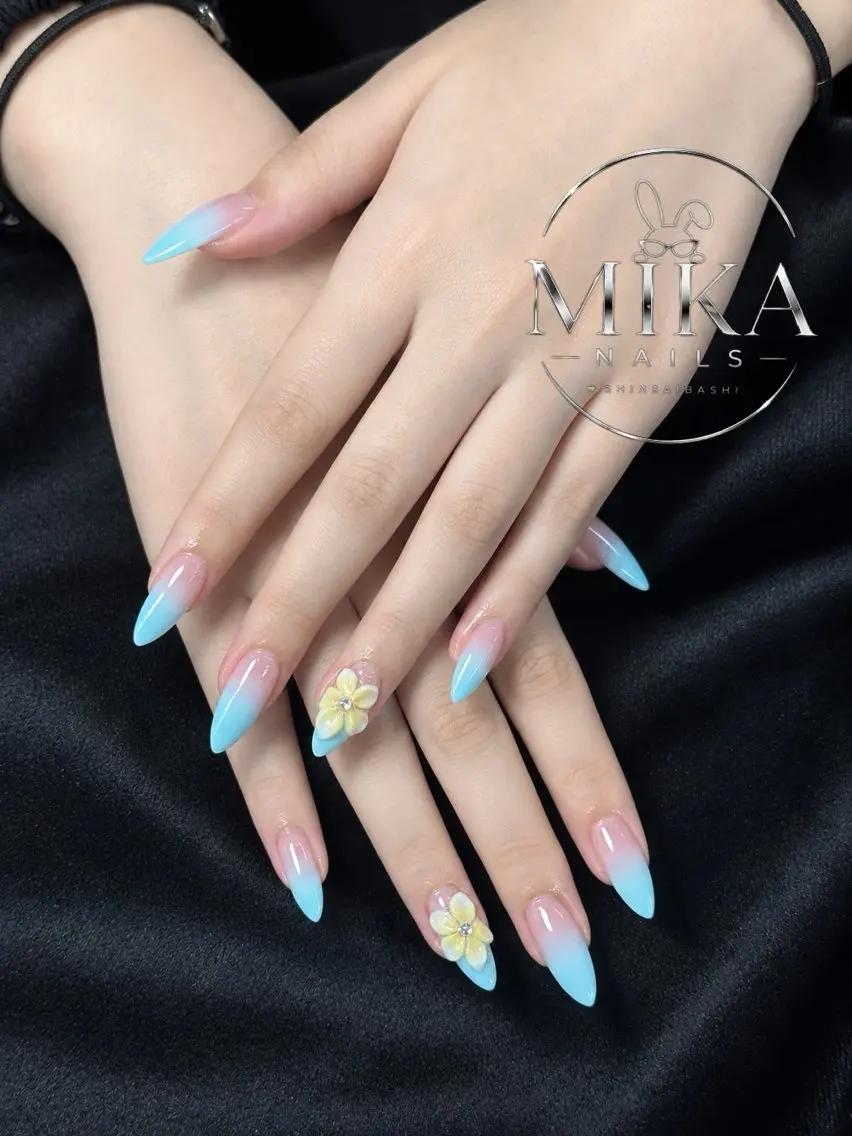 ネイル アートネイル チークネイル ドット フットネイル フレンチネイル ハンドネイル KIMU MIKA.NAILのネイルデザイン