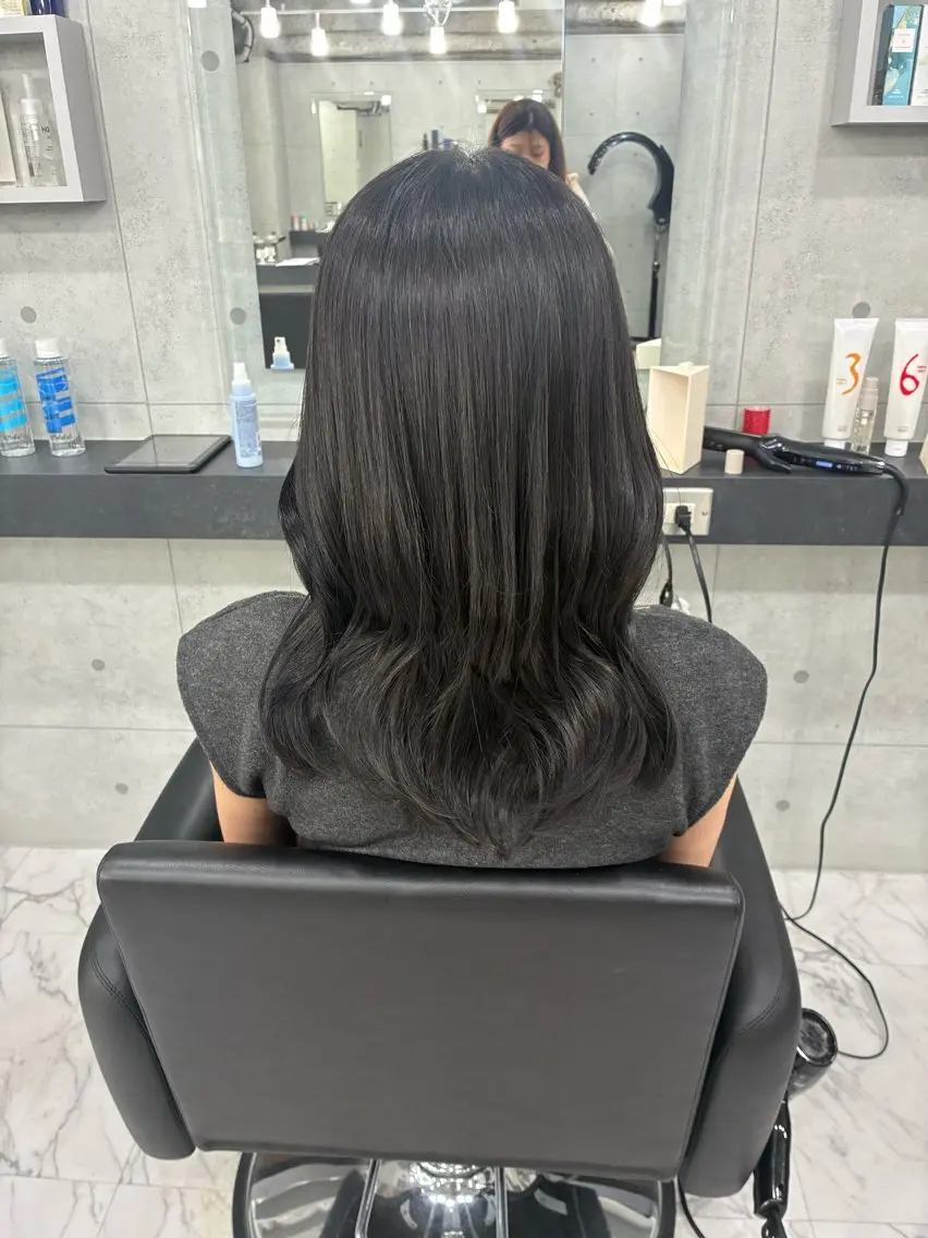 ロング カラー トリートメント カット ヘアカラー トリートメント Endearing 🌟銀座のヘアスタイル